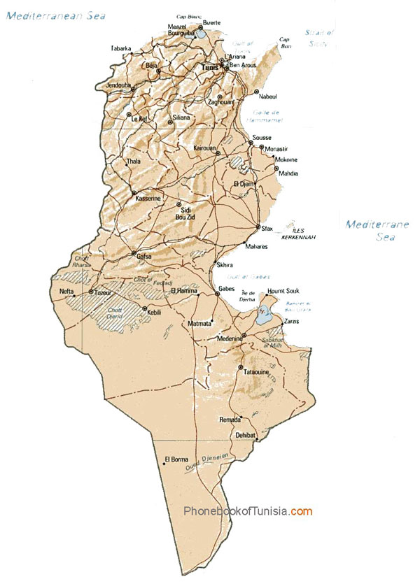 Navitel Карта Туниса