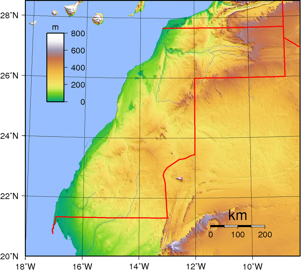 detailed-western-sahara-topographical-map-western-sahara-detailed