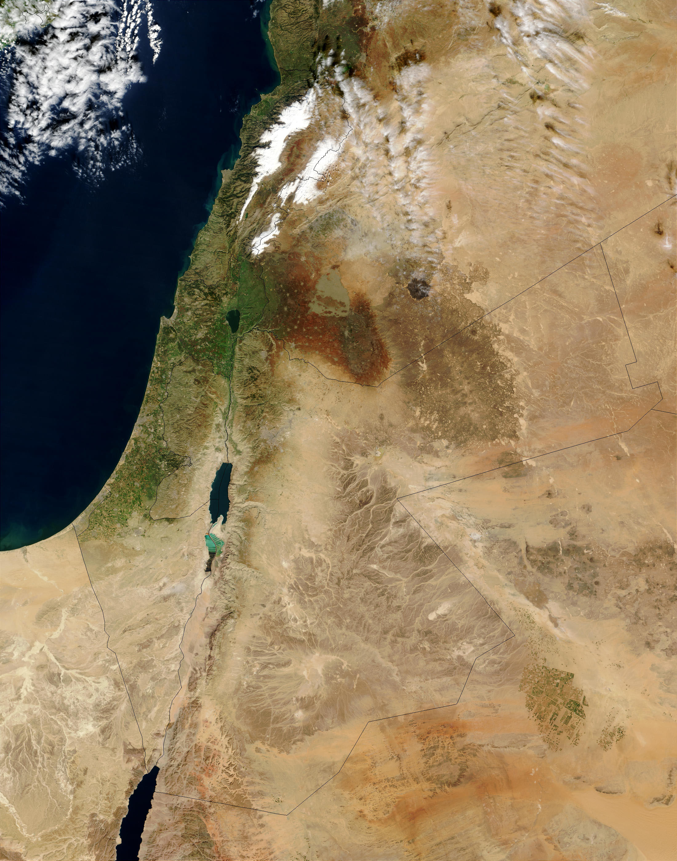 Israel Satellite Images