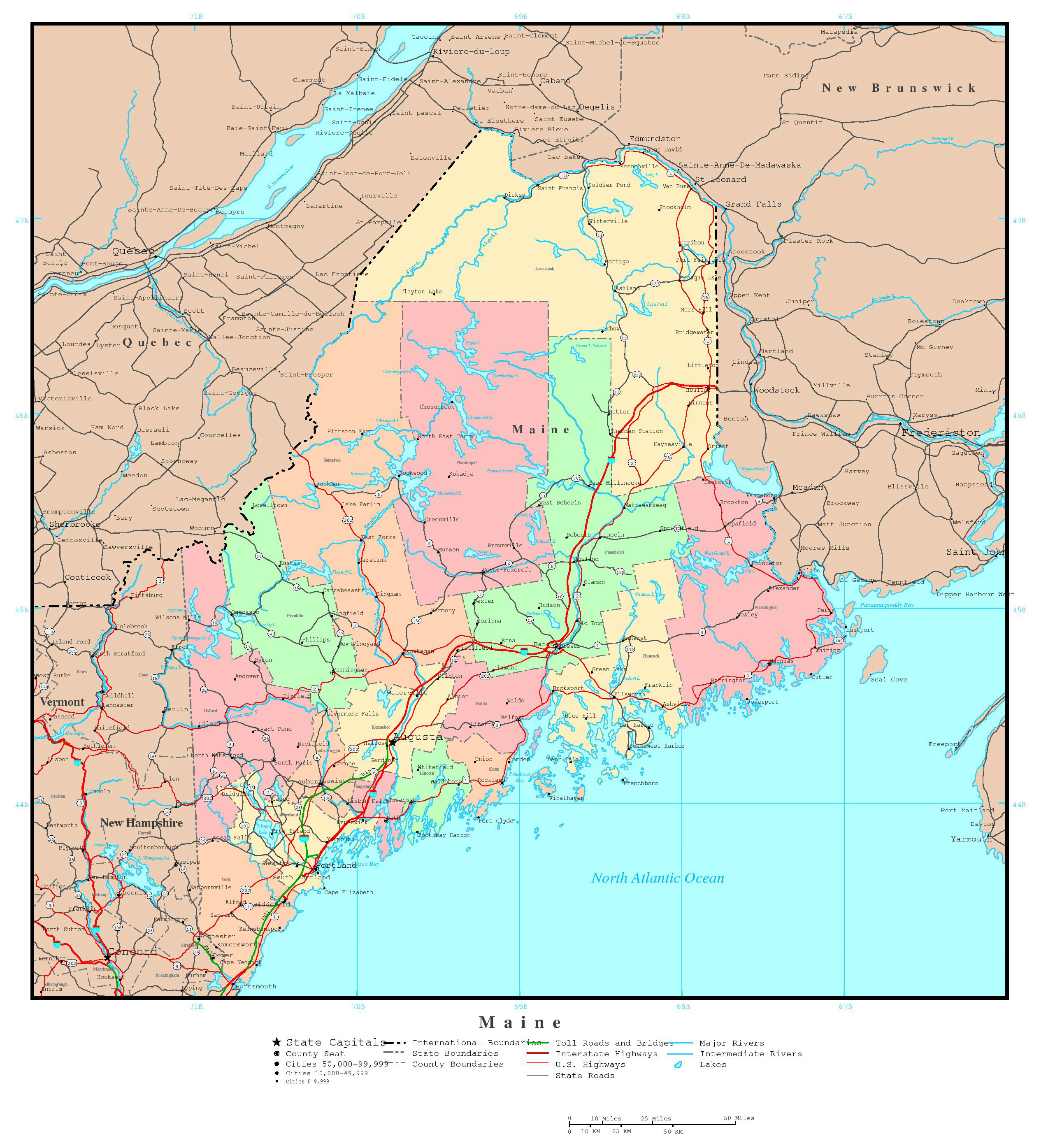 large-detailed-administrative-map-of-maine-state-with-highways-and